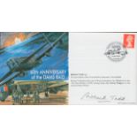 WW2 Richard Todd Signed 60th Anniversary of the Dams Raid Flown FDC. Flown in a VC10. 155 of 200