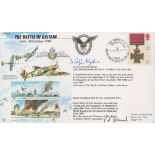 WW2 RAF ACM Sir Christopher Foxley-Norris and Wg Cdr Pat Hancock Signed Battle of Britain 1 July-