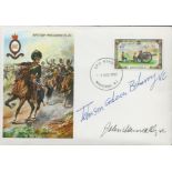 Johnson Beharry VC and John Kenneally VC Signed British Regiments 20 FDC. 45c Montserrat Stamp