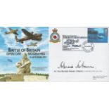 WW2 Dambuster AVM Johnnie Johnson Signed Battle of Britain Open Day Biggin Hill 14 Sept 1997 Flown