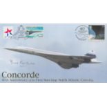 Captain Yvonne Pope Sintes Signed Concorde 40th anniversary internet Stamps FDC. 62 of 85 Covers