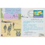 Ambassadors AJ Williams CGM and JH Lambert CGM Signed RAF Escaping Society FDC. 180 of 250 Covers