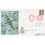 WW2 RAF John Leavitt Signed Berchtesgaden The Eagles Nest FDC. 67 of 100 Certified Copies. British