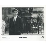 Tom Cruise signed 10x8 black and white promo photo for the film The Firm dedicated. Thomas Cruise