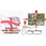 Rugby Jason Robinson signed England Rugby World Cup Champions FDC PM England Rugby World Cup