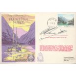 WW2 RAF AVM Don Bennett Signed Flukt Fra Norge RAFES FDC. 211 of 980 Covers Issued. Norge Stamp with