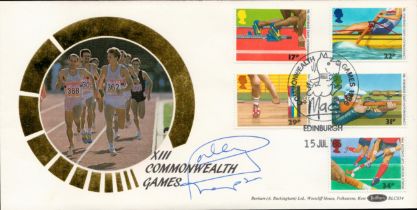 Athletics Daley Thompson signed XIII Commonwealth Games commemorative Benham Cover PM Commonwealth