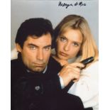 007 James Bond movie The Living Daylights 8x10 photo signed by Bond girl Maryam d'Abo (Kara Milovy).