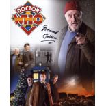 Doctor Who Wilf Mott montage 8x10 photo signed by actor Bernard Cribbins. Good condition. All