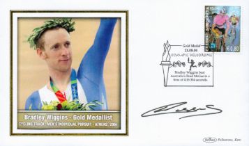Cycling Bradley Wiggins signed Bradley Wiggins Gold Medallist Cycling Track Mens Individual