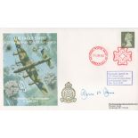 WW2 RAF John Jones Brookes Crew Signed Berchtesgaden The Eagles Nest FDC. 21 of 100 Certified