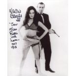 007 James Bond girl Martine Beswick signed 8x10 photo from the film From Russia With Love with