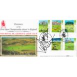 Golf Ian Poulter signed Centenary of the First Open Championship played in England The Royal St