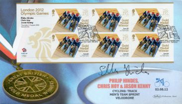 Olympics Philip Hindes signed London 2012 Olympic Games Cycling Track Mens Team Sprint Gold Medal