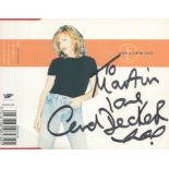 British Musician Carol Decker Signed on CD Sleeve Insert. Signed in black ink. Dedicated. Good