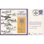 RAF Martin Withers Signed The Award of the Distinguished Flying Cross RAF(DM)2 Flown Cover. Flown in