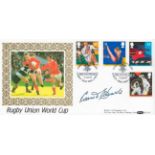 Rugby Gareth Edwards signed Rugby Union World Cup Benham FDC PM Home of Welsh Rugby Cardiff Arms