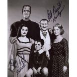 The Munsters. 8x10 photo signed by Butch Patrick (Eddie Munster) and Pat Priest (Marylin Munster).