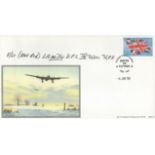WW2 RAF Flt Lt LA Miller DFC Signed British Heritage Collections First Day Cover. British 1st