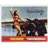 007 James Bond movie Thunderball 8x10 photo signed by actress Martine Beswick. Good condition. All