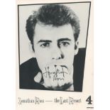 Jonathan Ross signed 7x5 The Last Resort black and white promo photo. Jonathan Stephen Ross OBE (