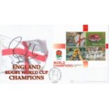 Rugby Ben Cohen signed England Rugby World Cup Champions commemorative FDC PM England Rugby World