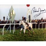 Desert Orchid winning the King George 8x10 photo signed by Grand national winning jockey Richard