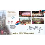 Olympics Mary Rand signed Memories of London 2012 commemorative FDC double PM Memories of 2012 27.