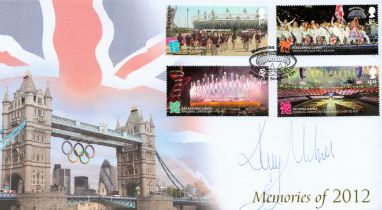 Olympics Dame Kelly Holmes signed Memories of 2012 commemorative FDC PM Memories of 2012 27. 09.