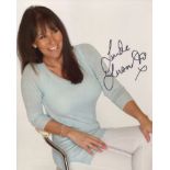 1980's topless Page 3 model Linda Lusardi signed 8x10 photo. Good condition. All autographs come