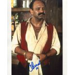 Checch Marin, signed 8x10 photo from the action movie 'Desperado'. Good condition. All autographs