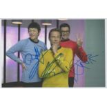 Christian Tramitz, Rick Kavanian and Michael Herbig signed 11x7 colour photo. Good condition. All