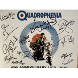Quadrophenia cast signed 11x14 photo signed by TWELVE of the cast! Very VERY rare as it's almost