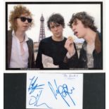 The Kooks multi signed 5x4 white card complete with fantastic 10x8 colour photo. Good condition. All