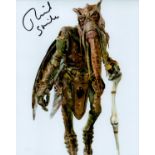 Richard Stride 10x8 signed colour photo as Poggle the Lesser in Star Wars: Episode III Revenge of.