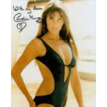 James Bond Caroline Munro signed 10x8 colour photo. Good condition. All autographs come with a