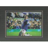 Football Ross Barkley signed 16x12 Everton mounted colour photo. Ross Barkley (born 5 December 1993)