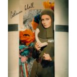 Moon Zero Two Catherine Schell hand signed 10x8 photo. This beautiful 10x8 hand signed photo depicts