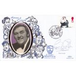 Bruce Forsyth signed Heroes of Comedy FDC. This Benham first day cover is limited edition number 5