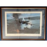 WW2 Rare Limited Edition Print Operation Chastise By Robert Taylor Carrying The Signatures Of 12