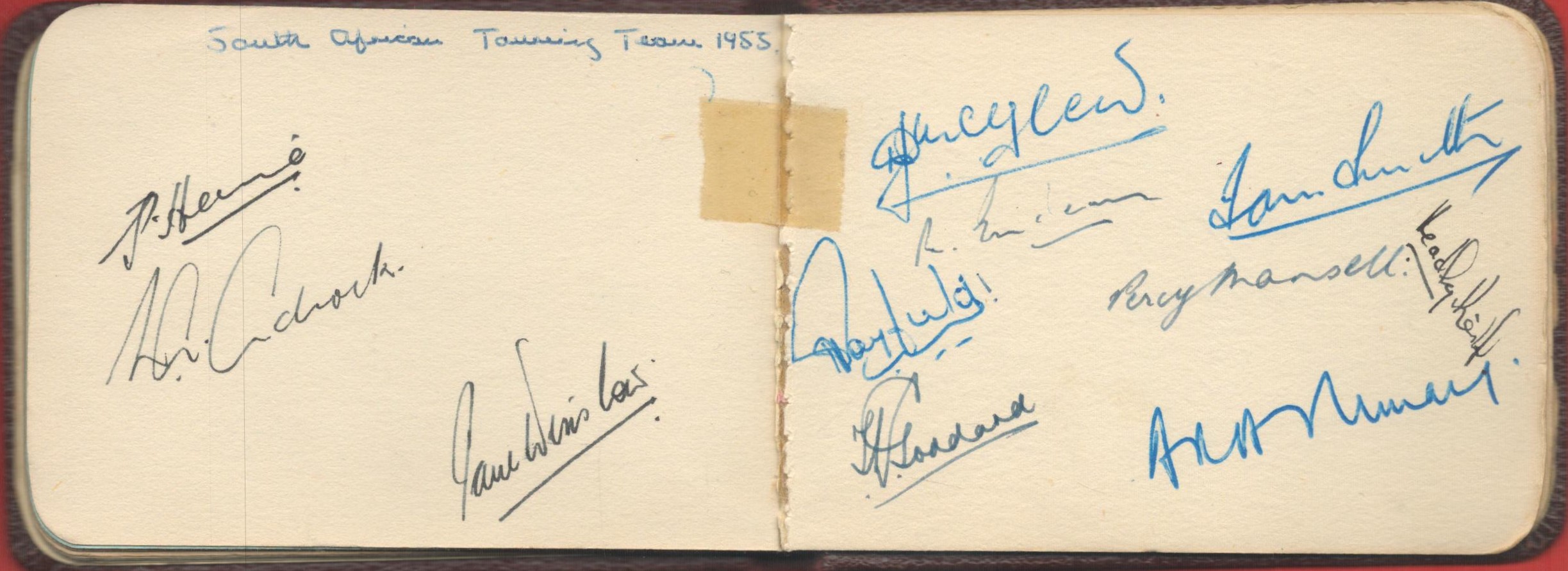 Small Vintage Autograph Book with 20 Plus Great Signatures From Sport. Signatures to include Brian - Image 3 of 5