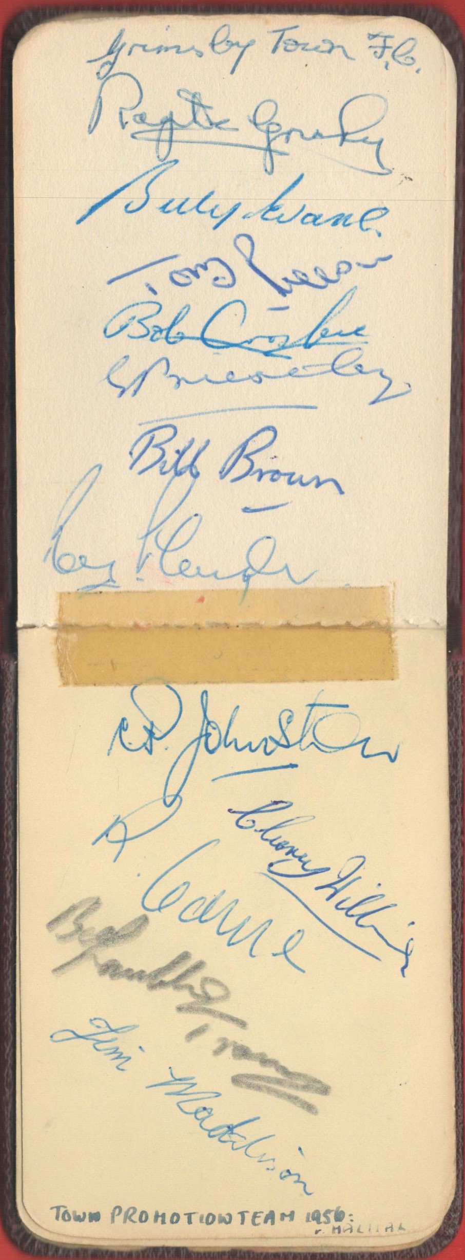 Small Vintage Autograph Book with 20 Plus Great Signatures From Sport. Signatures to include Brian - Image 5 of 5