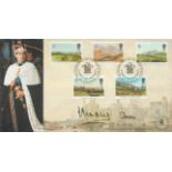 Prince Charles signed Investiture of HRH The Prince of Wales commemorative FDC PM 1st March 1994