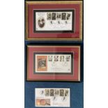 Sherlock Holmes Collection. Framed official covers including Jeremy Brett signed 1993 Benham