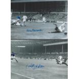 Autographed Everton 1966 12 X 8 Photo - Colorized, Depicting A Wonderful Image Showing Everton's