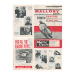 Motor Cycle Mallory Park vintage 1974 official multisigned programme includes 7 legends of the sport