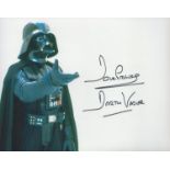 Star Wars Dave Prowse as Darth Vadar signed 10 x 8 inch colour photo. Good condition. All autographs