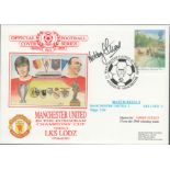 Manchester United V Lks Lodz 1998 Dawn Official Football First Day Cover Signed By Nobby Stiles.