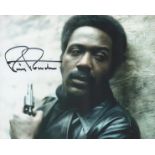 Shaft actor Richard Rountree signed 10 x 8 inch colour action photo from the movie. Good