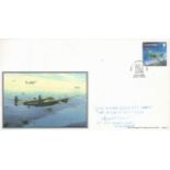 WW2 VT Wilkes of 150 Sqn Signed Tallboy Raid Commemorative FDC. Good condition. All autographs